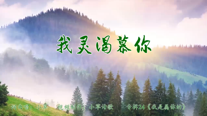 我灵渴慕你