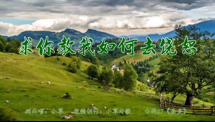 求你教我如何去饶恕