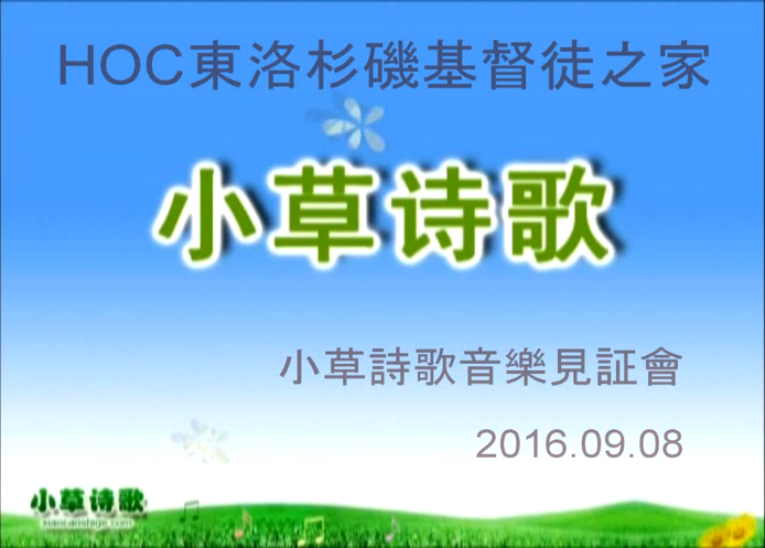 小草美国见证会